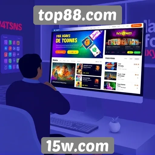 Interface do usuário e experiência no top88.com